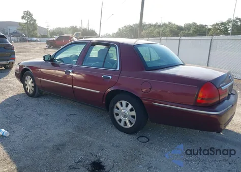 2004 Mercury Grand Marquis Ls из США, поврежденный, VIN 2MEFM75W34X624644